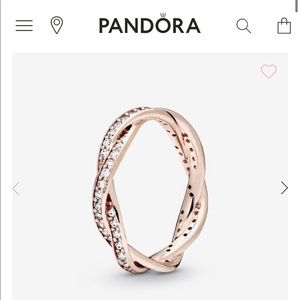 New PANDORA twister ring